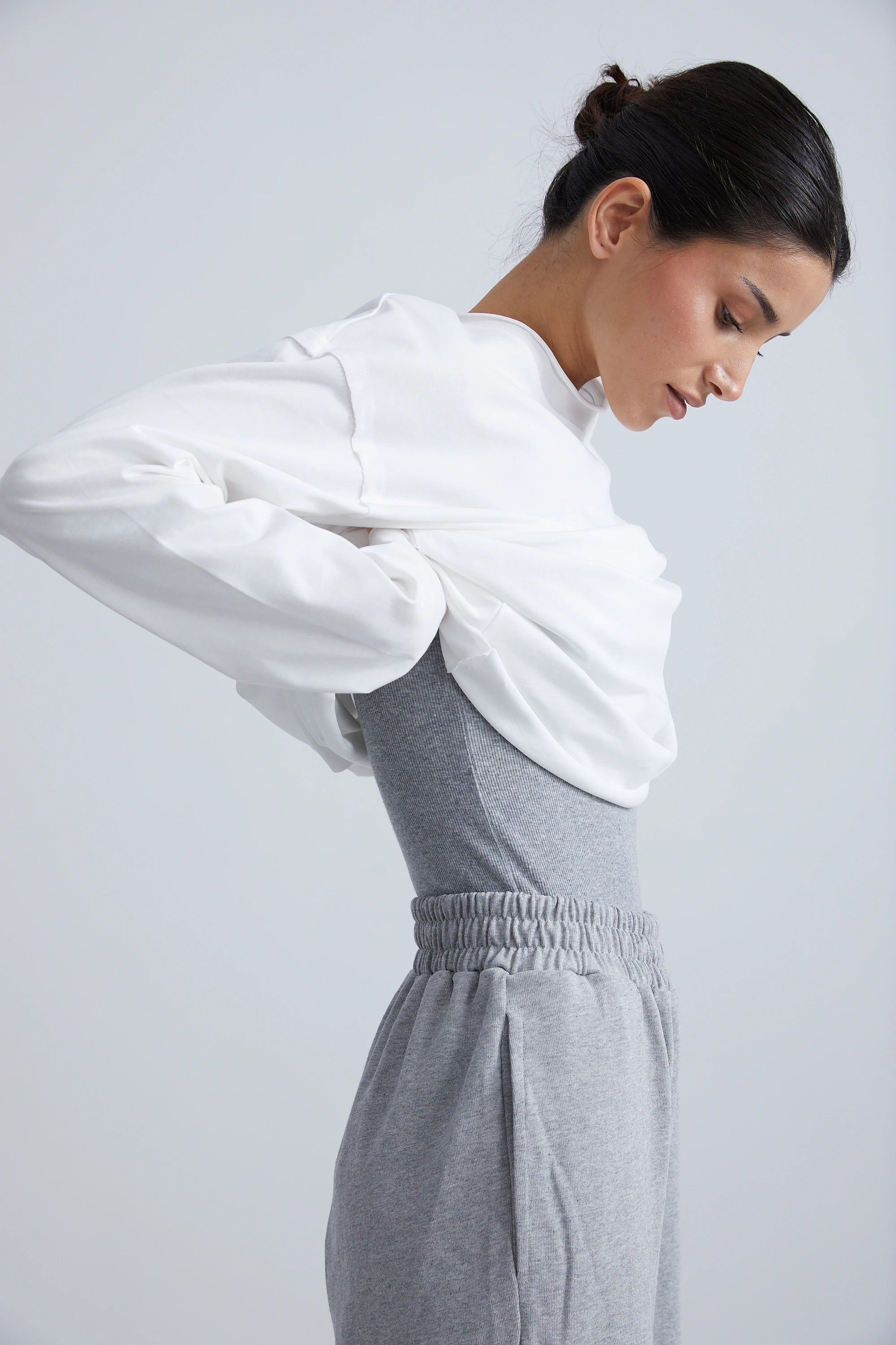 LONG SLEEVE WITH RAW EDGE