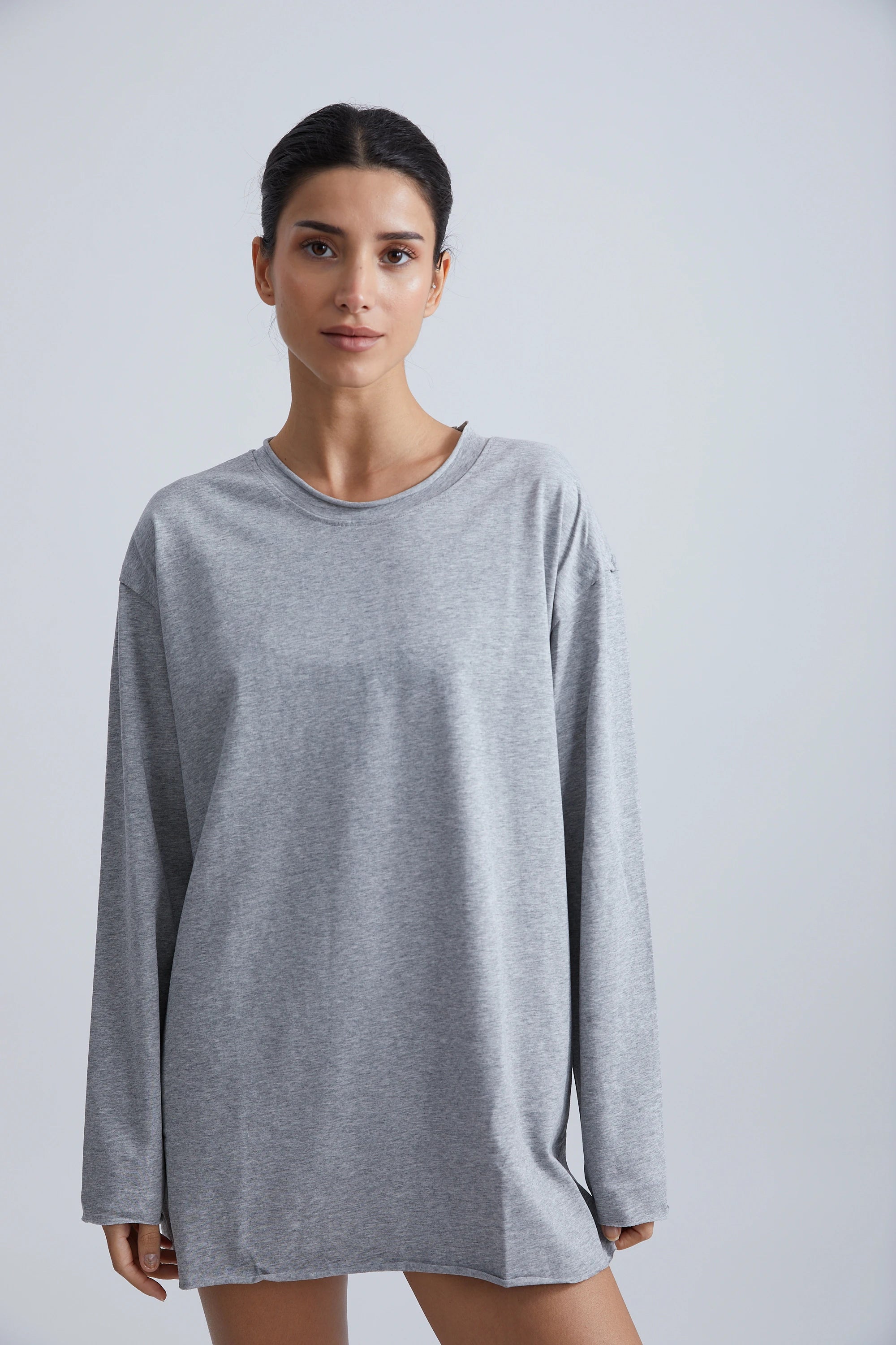 LONG SLEEVE WITH RAW EDGE