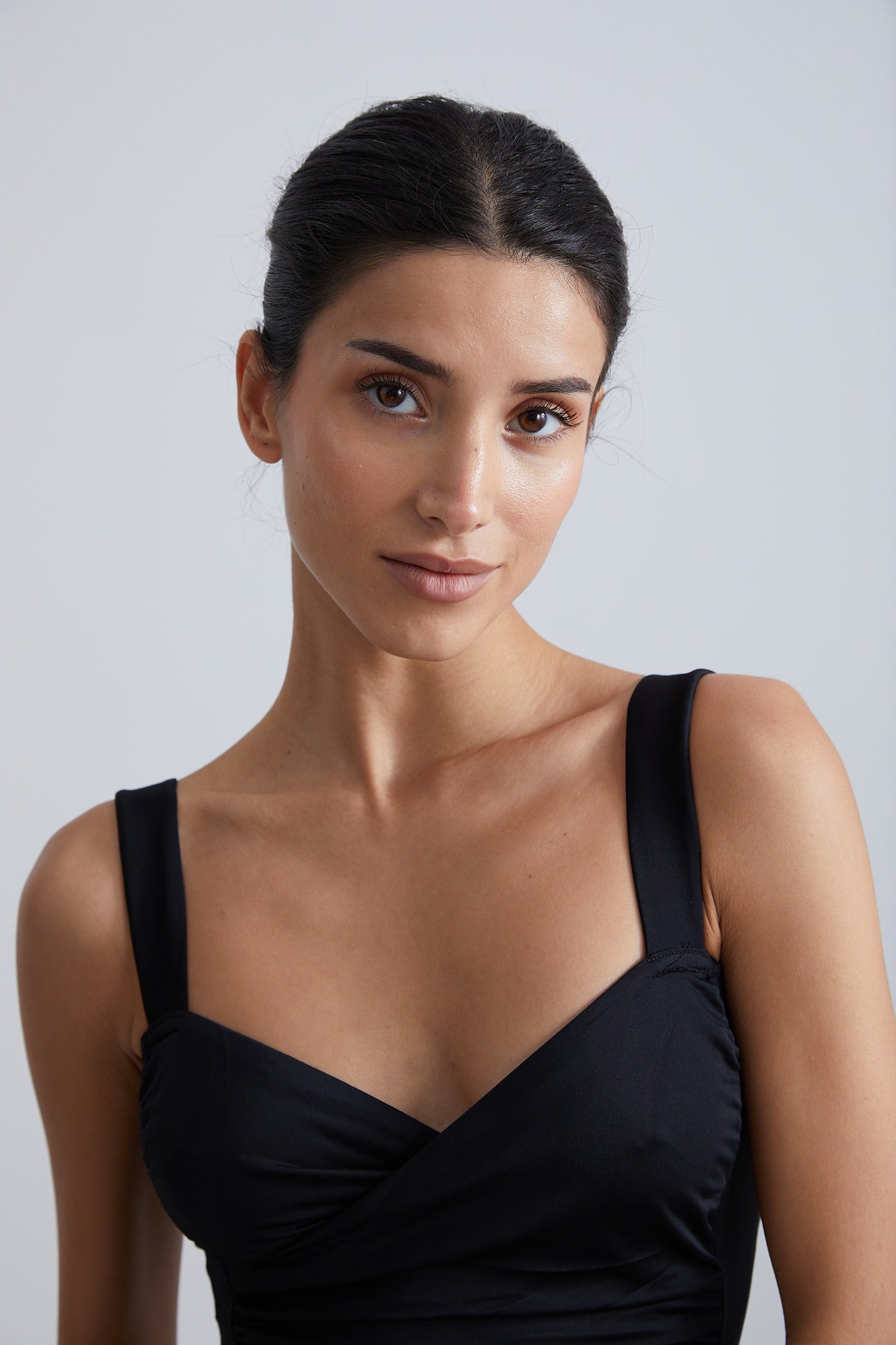 ONE-PIECE SWIMSUIT WITH DRAPING