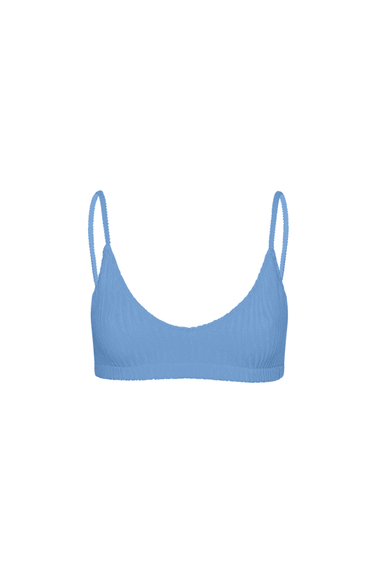 CRINKLE BODY TOP WITH THIN STRAPS