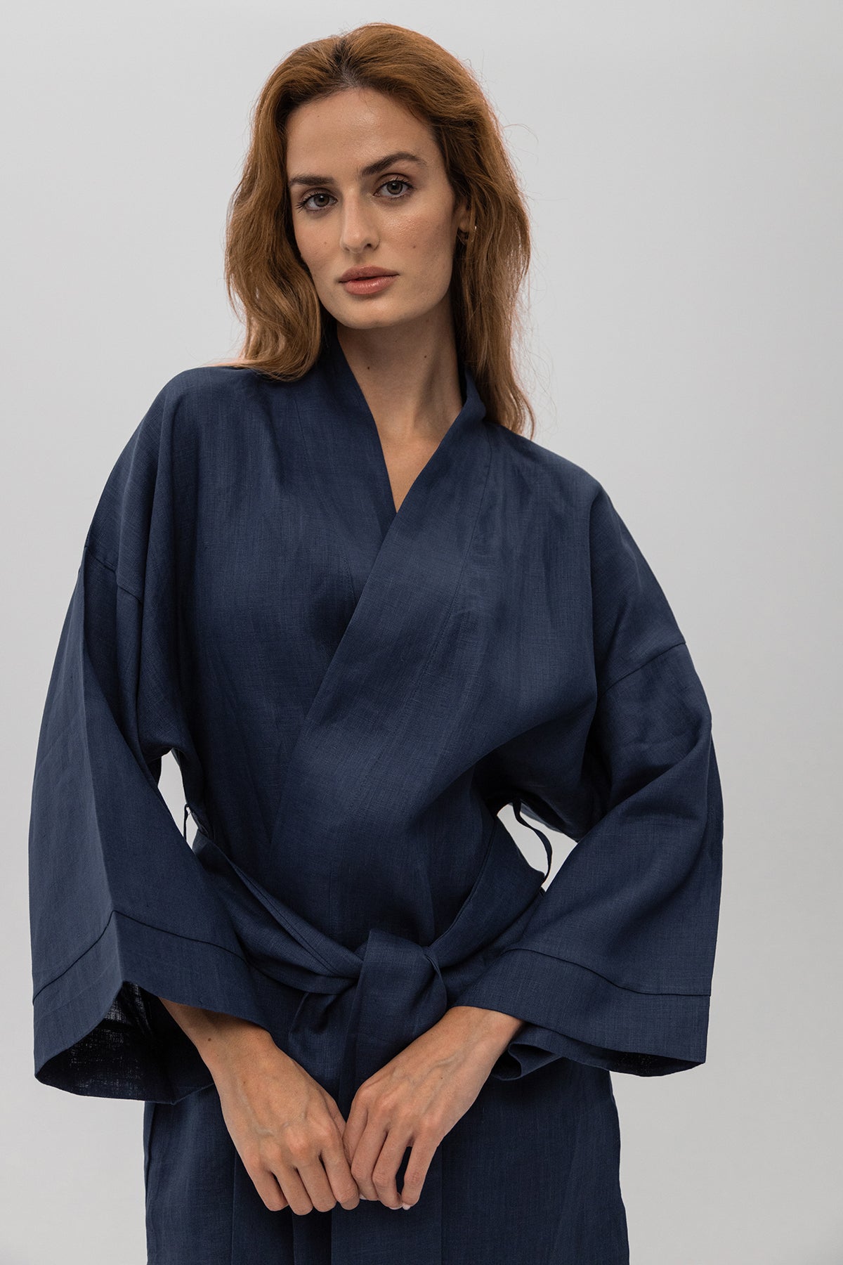 LINEN KIMONO MINI