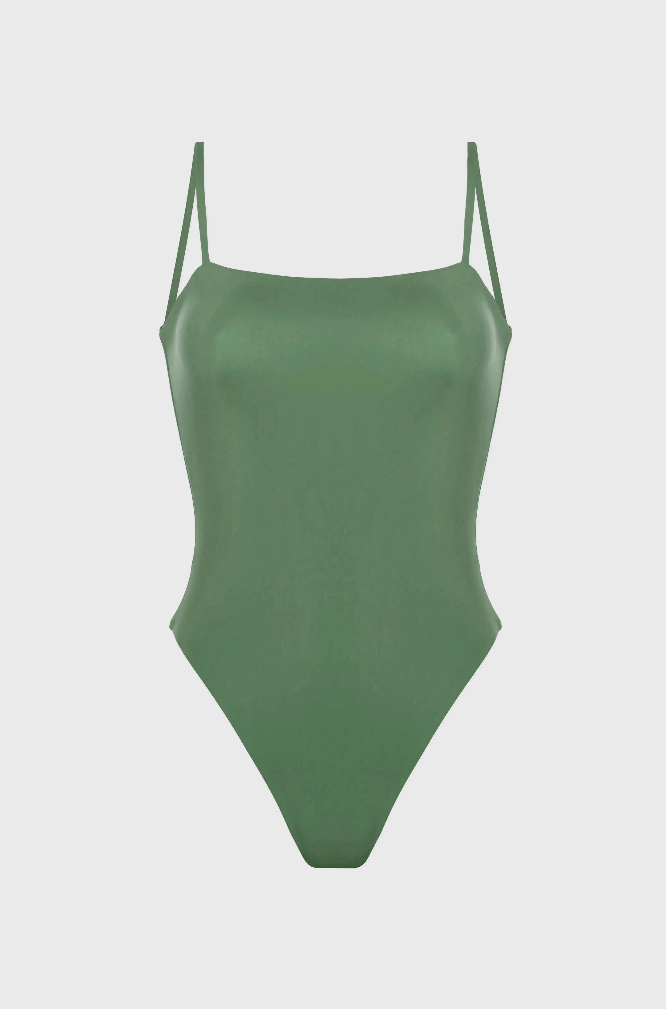 THIN STRAPS ONE-PIECE SWIMSUIT