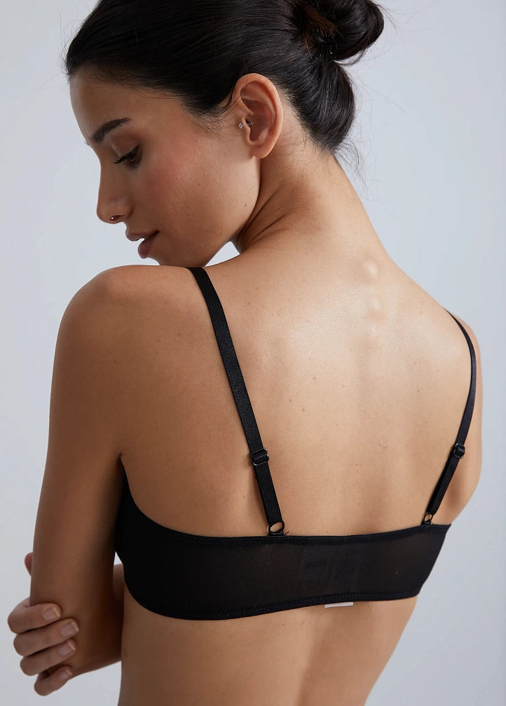 BODY TOP WITH THIN STRAPS FROM MESH (UNDERWEAR)